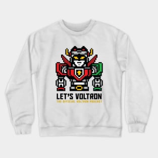 Let's Voltron Podcast (Official Square Logo) Crewneck Sweatshirt